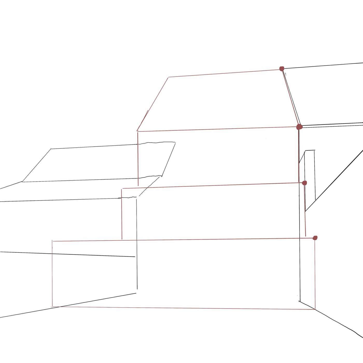 Schema achtergevel