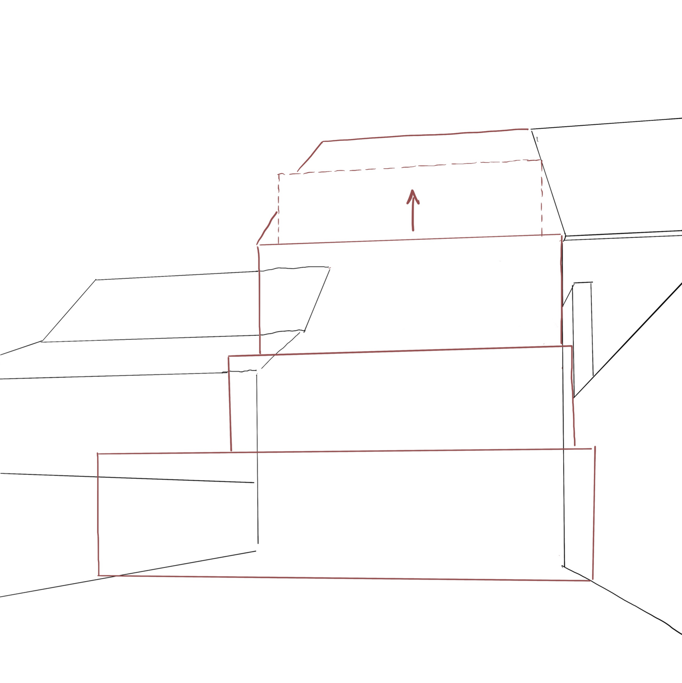Schema achtergevel