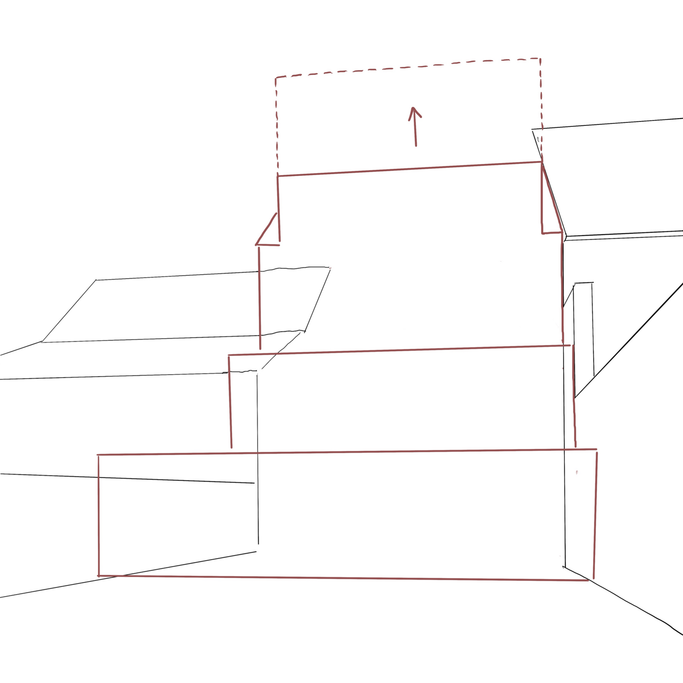 Schema achtergevel