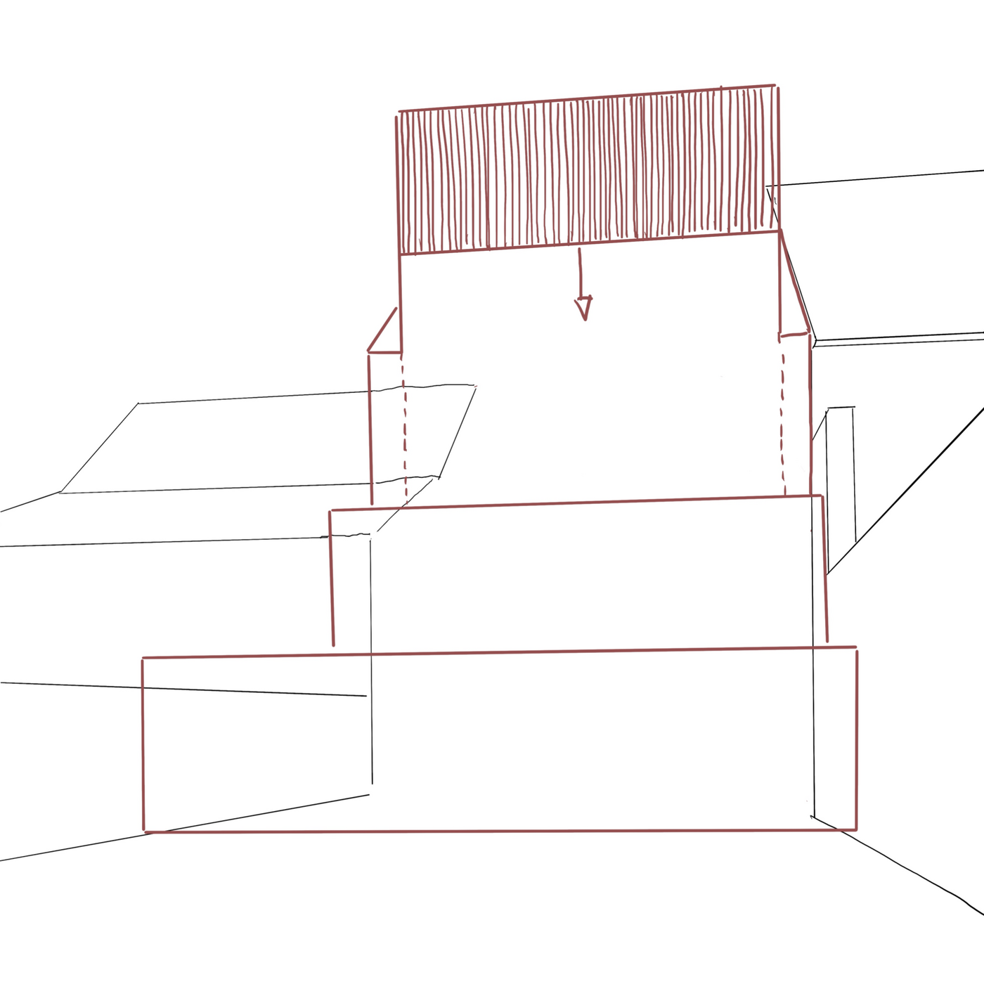 Schema achtergevel